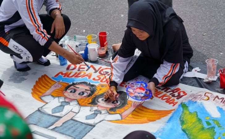 KPU Riau Pertama Kali Gelar Jalan Santai dengan Konsep Karnaval 7