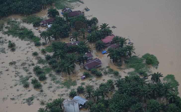 Pantauan Udara Banjir Pelalawan