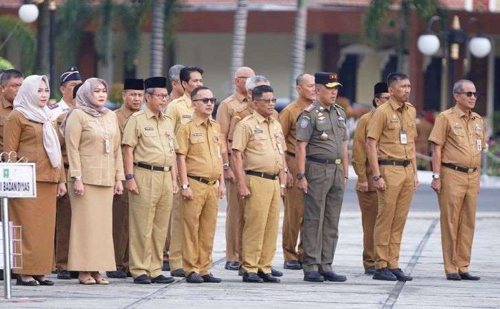 Pimpin Apel Pagi Bersama, Ini Harapan Pj Gubernur Riau 2