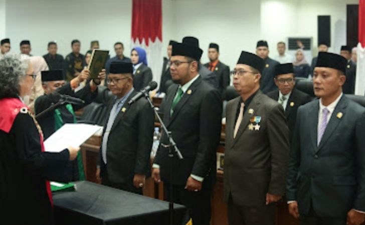 Pimpinan DPRD Inhil Periode 2024-2029 Resmi Dilantik 3